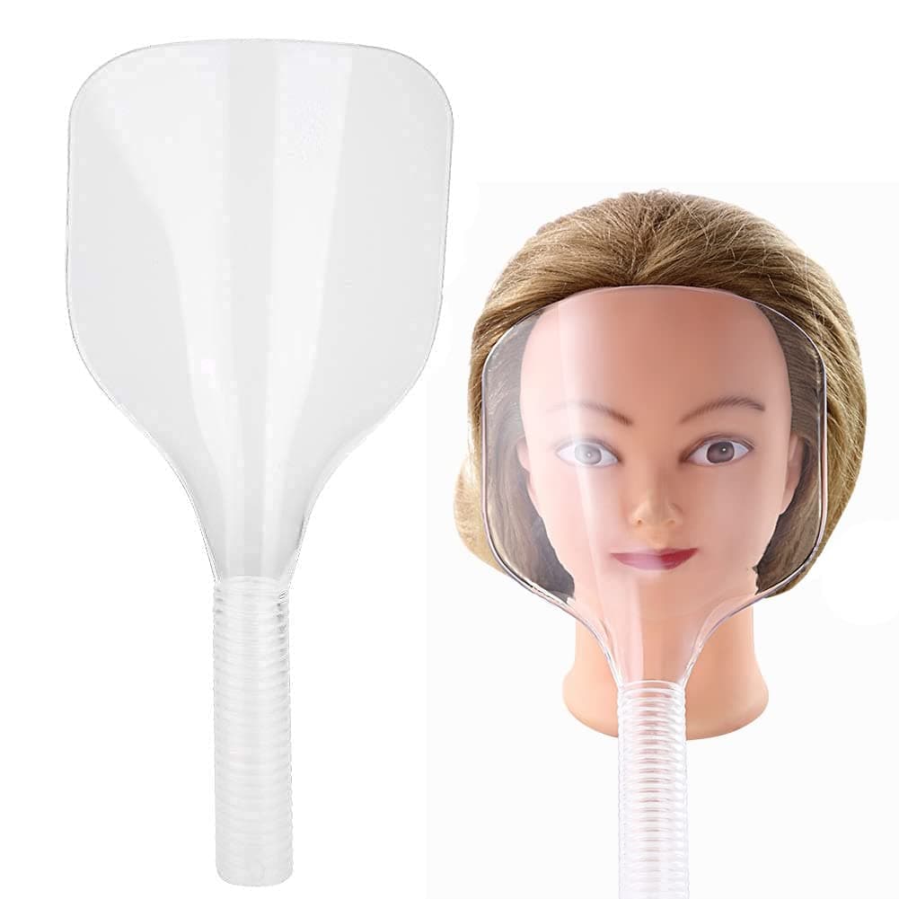 Elandy Clear Plastic Hairspray Face Shield Barber Faceshiled Hair Cut Face Mask Cover Pads Hair Salon Hairdressing Water Proof Spray Shields for Face Eyes Protect