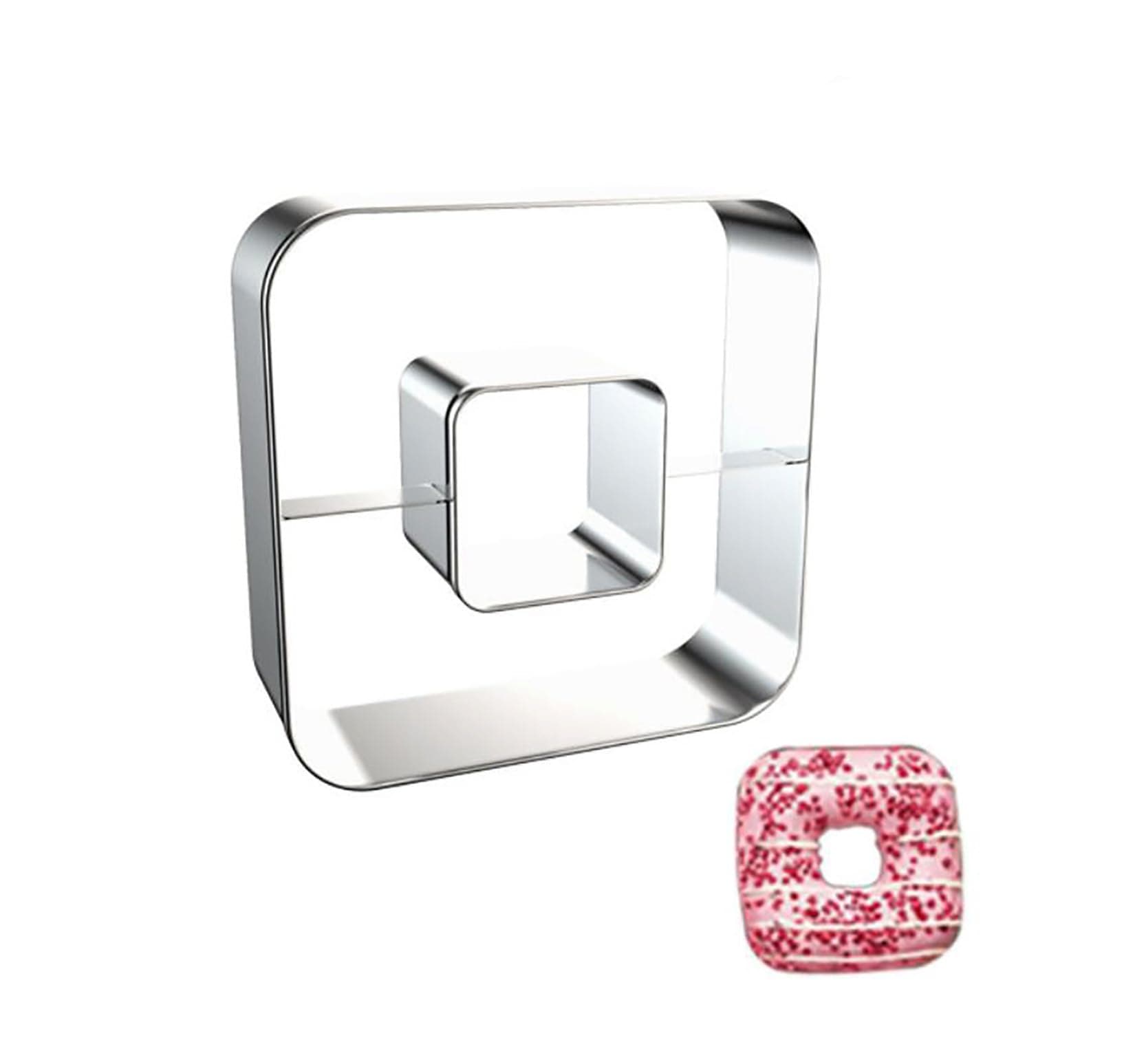 Square Donut Doughnut Cutter Cookie Cutter