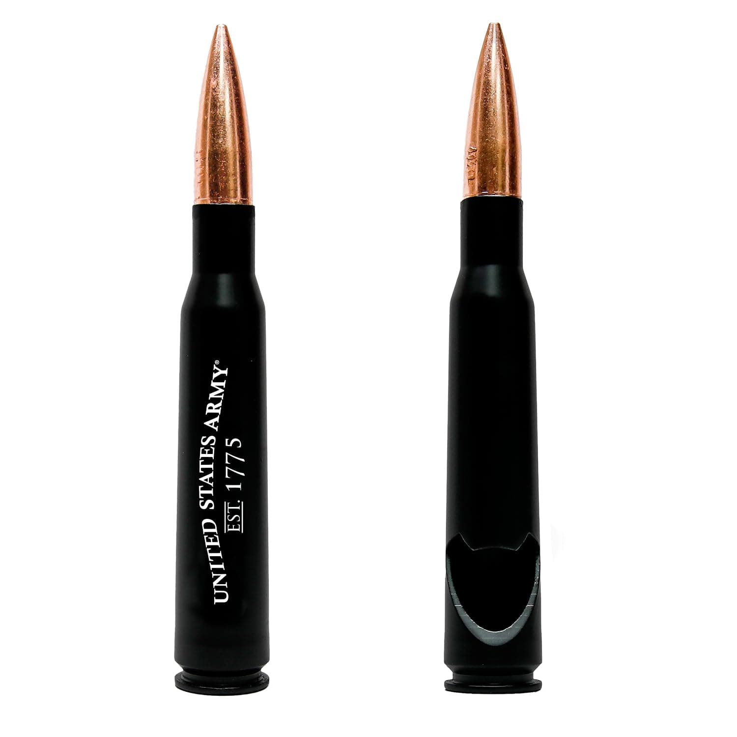 Military Gift Shop 50.Cal Army Bullet Bottle Opener - Previously Fired Army BMG 50 Caliber Real Bullet Casing - Army Soldier