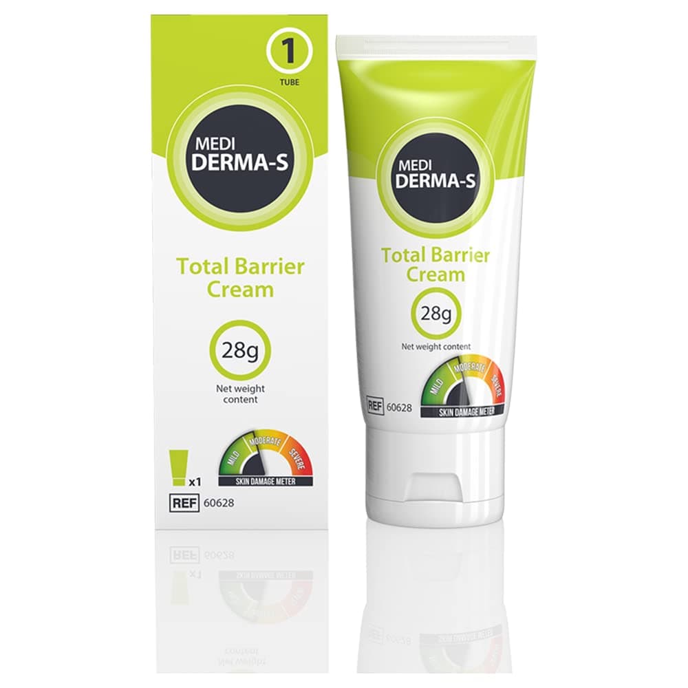 S Total Barrier Cream Tube, 28g - Moisturising and Waterproof Protection for Damaged and Intact Skin