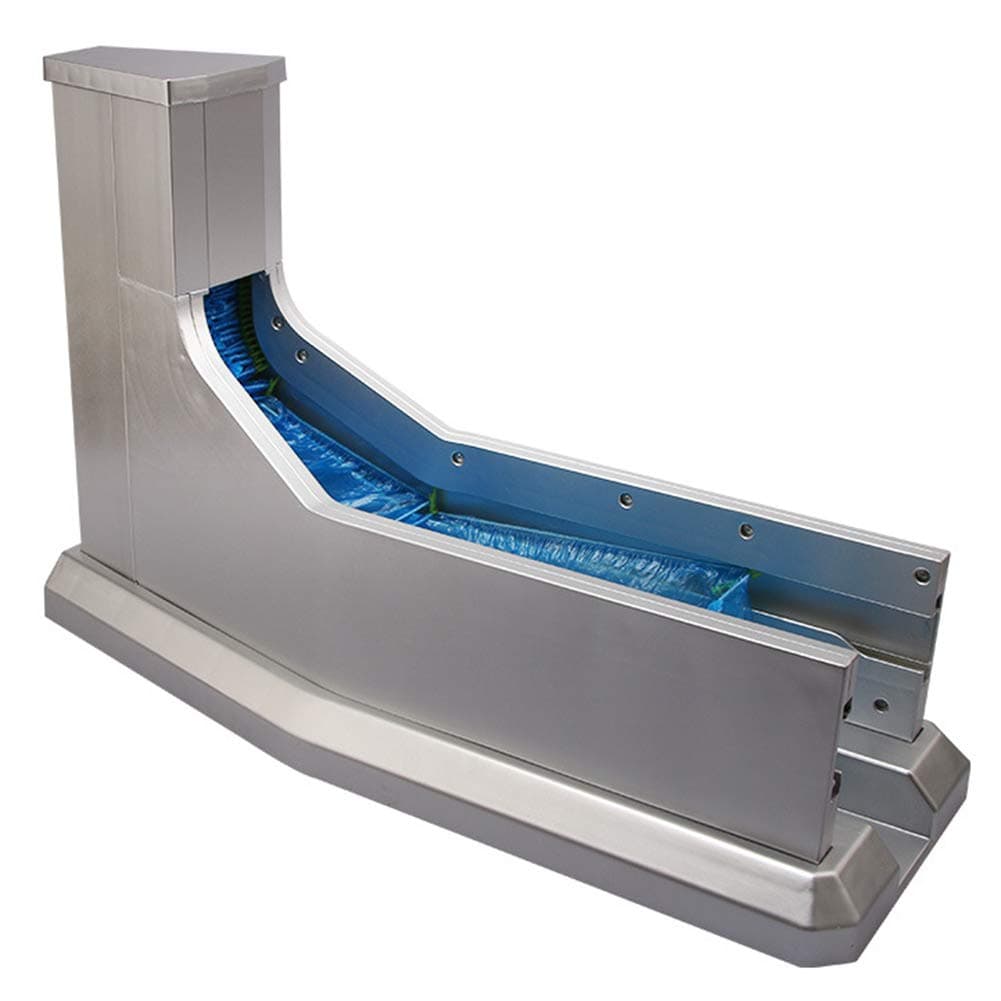 Drag Type Shoe Cover Machine - Automatic Shoe Cover Dispenser - Perfect For Medical, Home, Shop And Office (Silver/Red/White) Silver