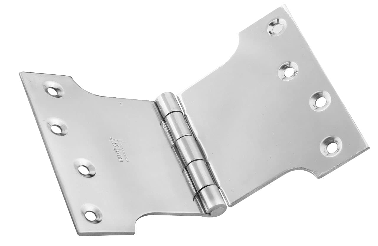 ssiskcon 4 inch Door Hinges Stainless Steel Parliament Wide 4''x3 x5'' Satin 32D 630 Interior Exterior Door Hinge