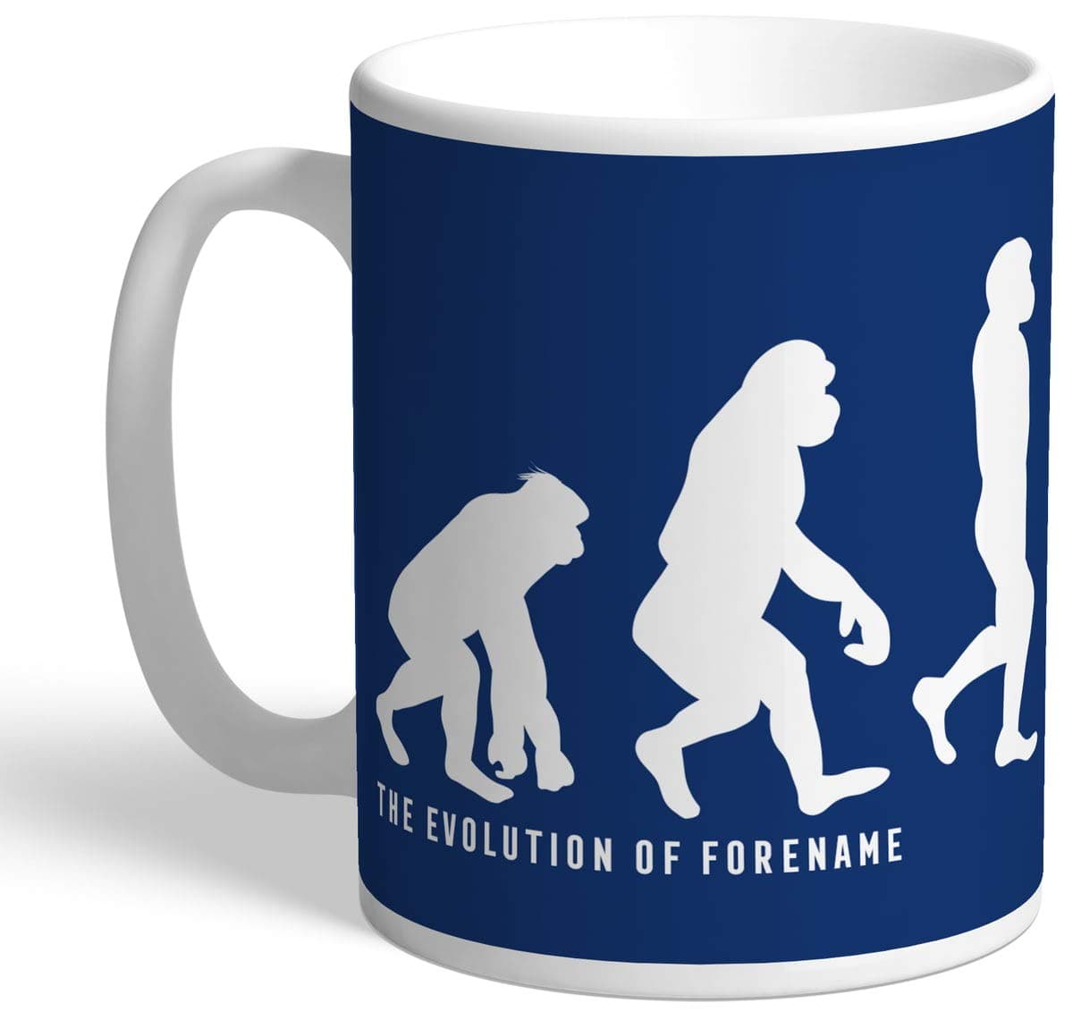Personalised 'Evolution' 11oz Ceramic Mug for Millwall FC Fans, Great for Millwall Football Supporters
