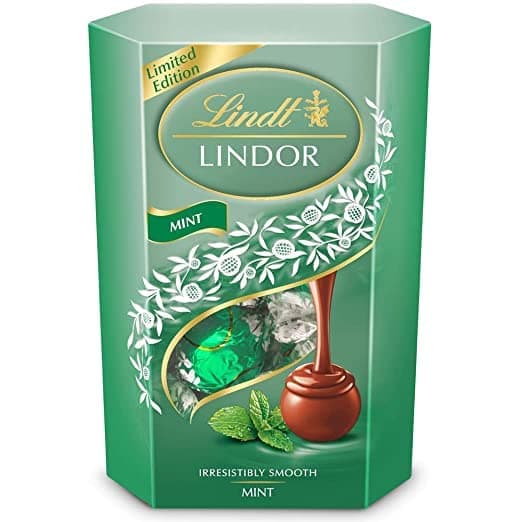 Lindt Chocolate Lindor Milk Mint Chocolate Truffles,7.05 Oz,200 G