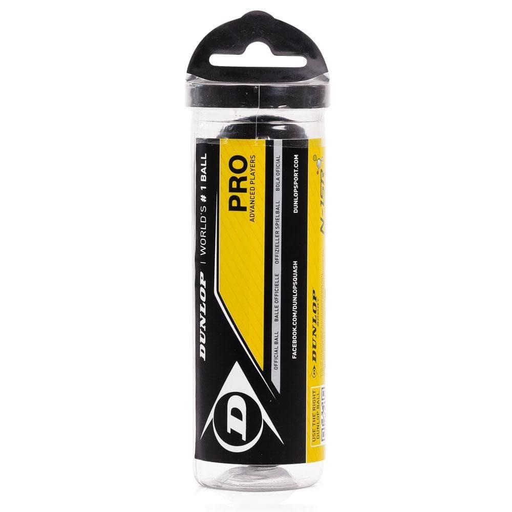 Dunlop Sports Pro XX Squash 3 Ball Tube