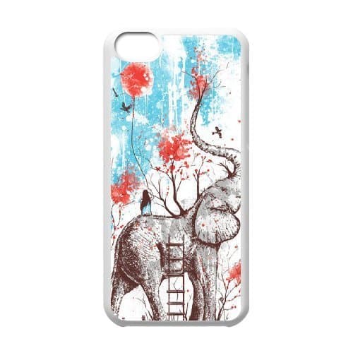 Elephant Unique Fashion Printing Phone Case for Iphone 5C,personalized cover case ygtg525425