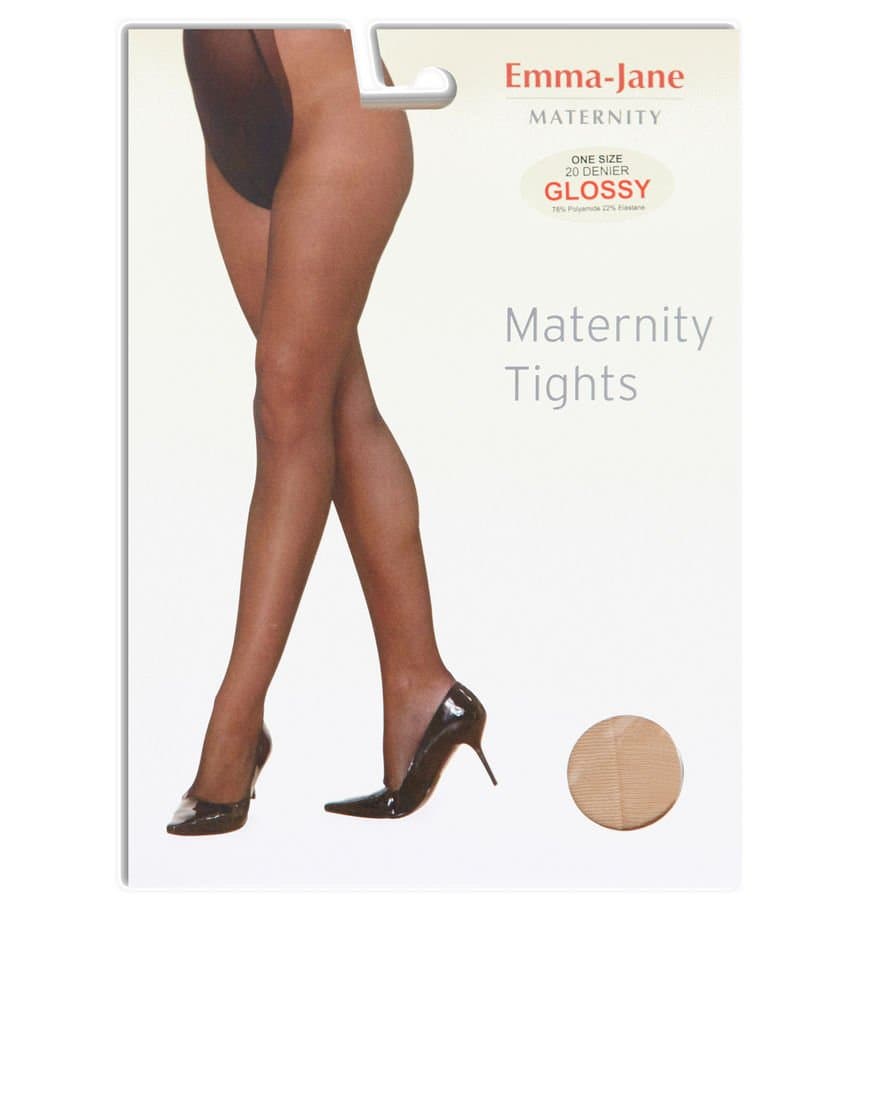 Emma Jane Womens 20 denier maternity tights size One Size in Nude