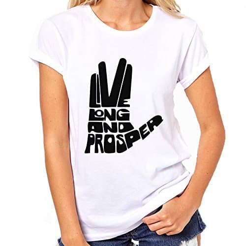 Leonard Nimoy Star Trek Live Long And Prosper T-Shirt Womens Classic T-Shirt
