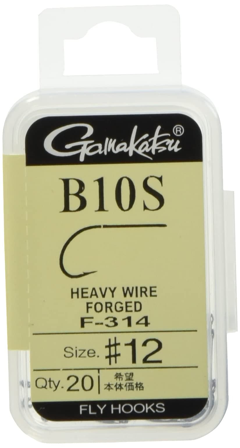 GamakatsuF314 12882 Fly Hook, B10S, NS Black, Various