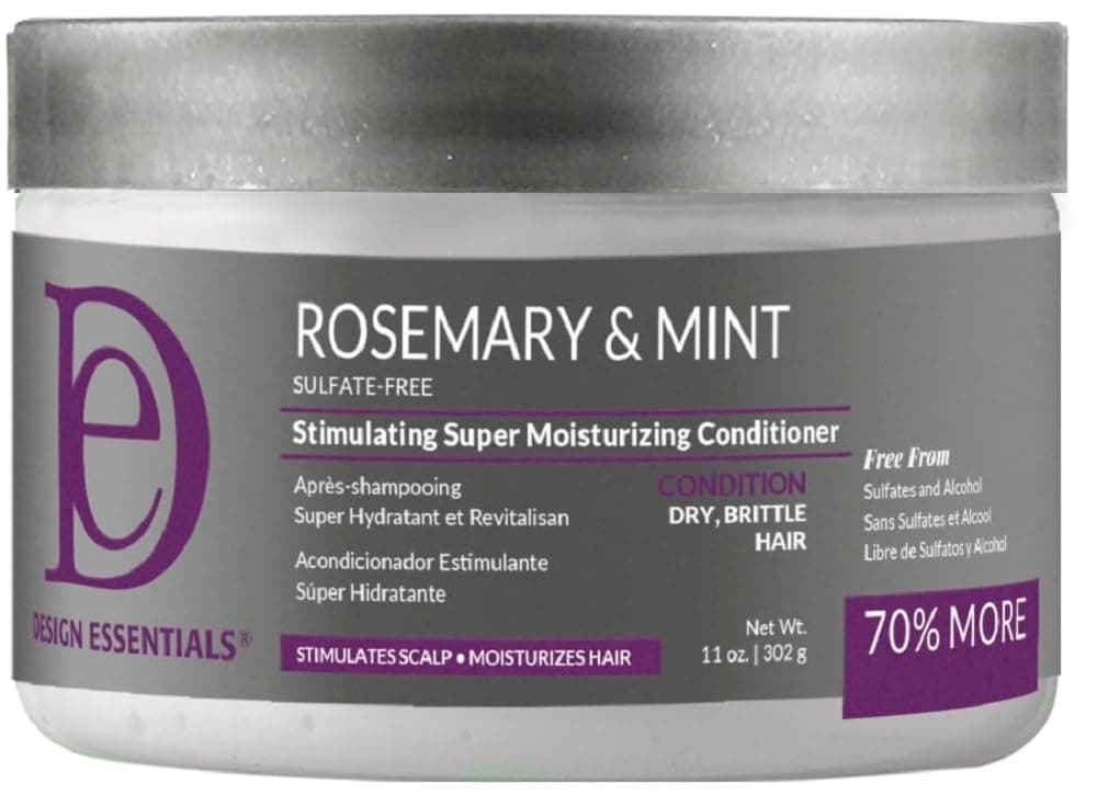 Rosemary & Mint Stimulating Super Moisturizing Conditioner for Dry, Brittle Hair, 11 Fl Oz.