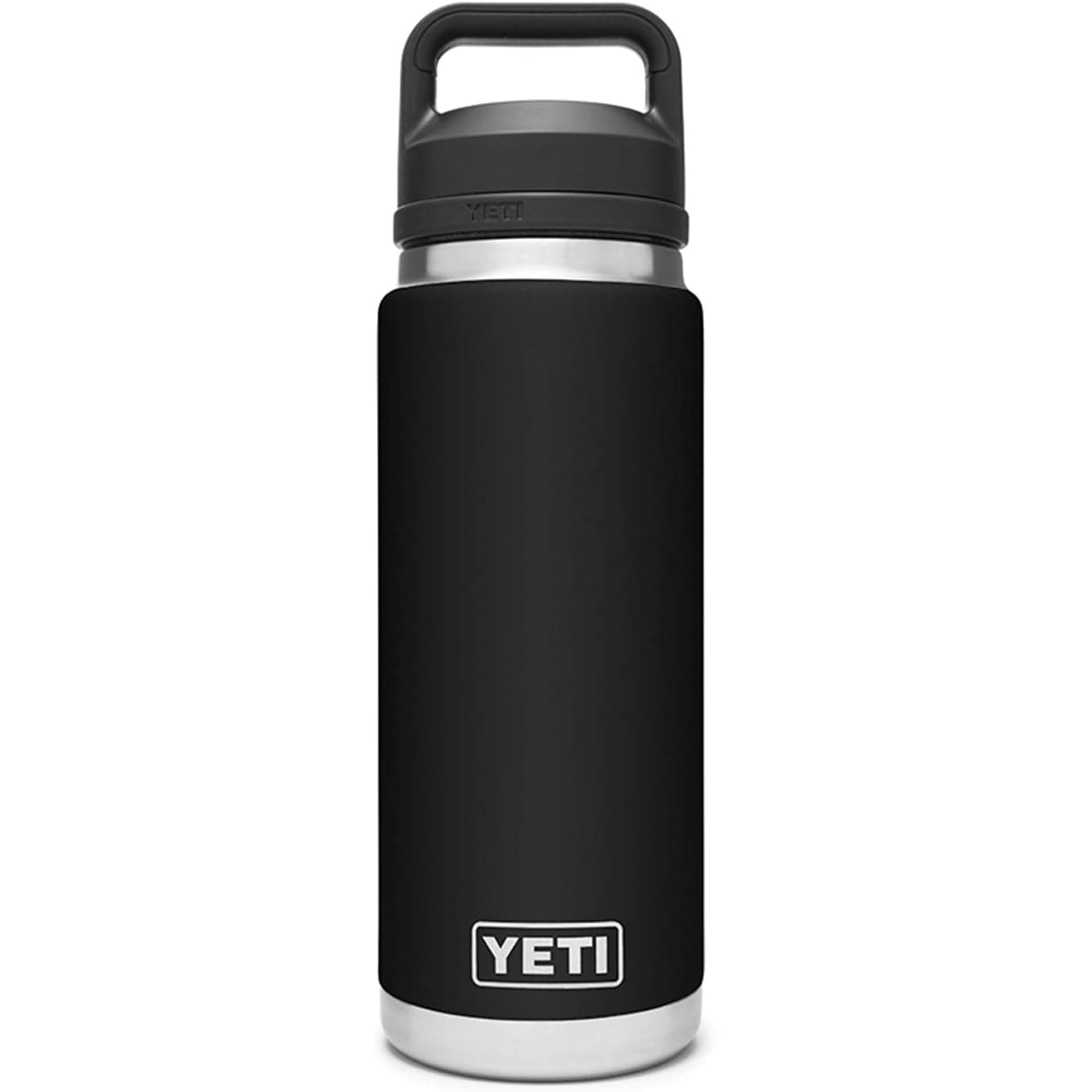 Rambler 26 oz Bottle, Vacuum Insulated, Stainless Steel with Chug Cap, Black