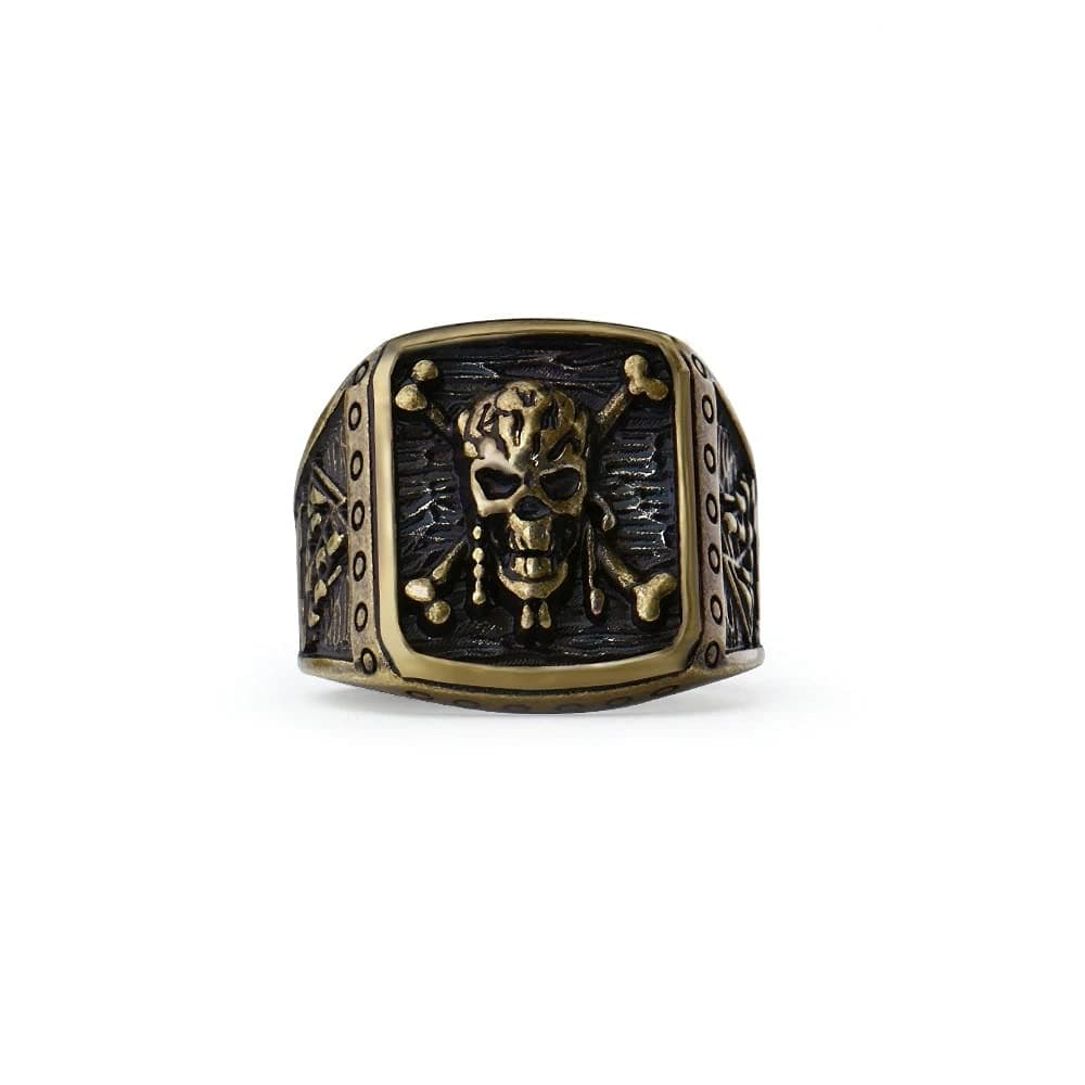 DT Store The Captain Jack Pirate Skull Capitan Ring Pirates Of The Caribbean Ring Skull Ring For Men