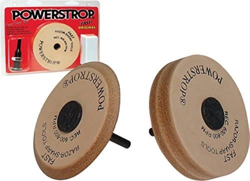 Leather Powerstrop, Vee and Flat, Set of 2