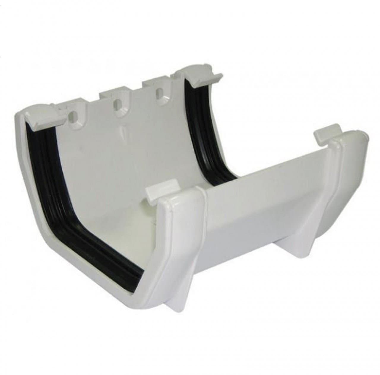 114mm Square Union Gutter Bracket - White