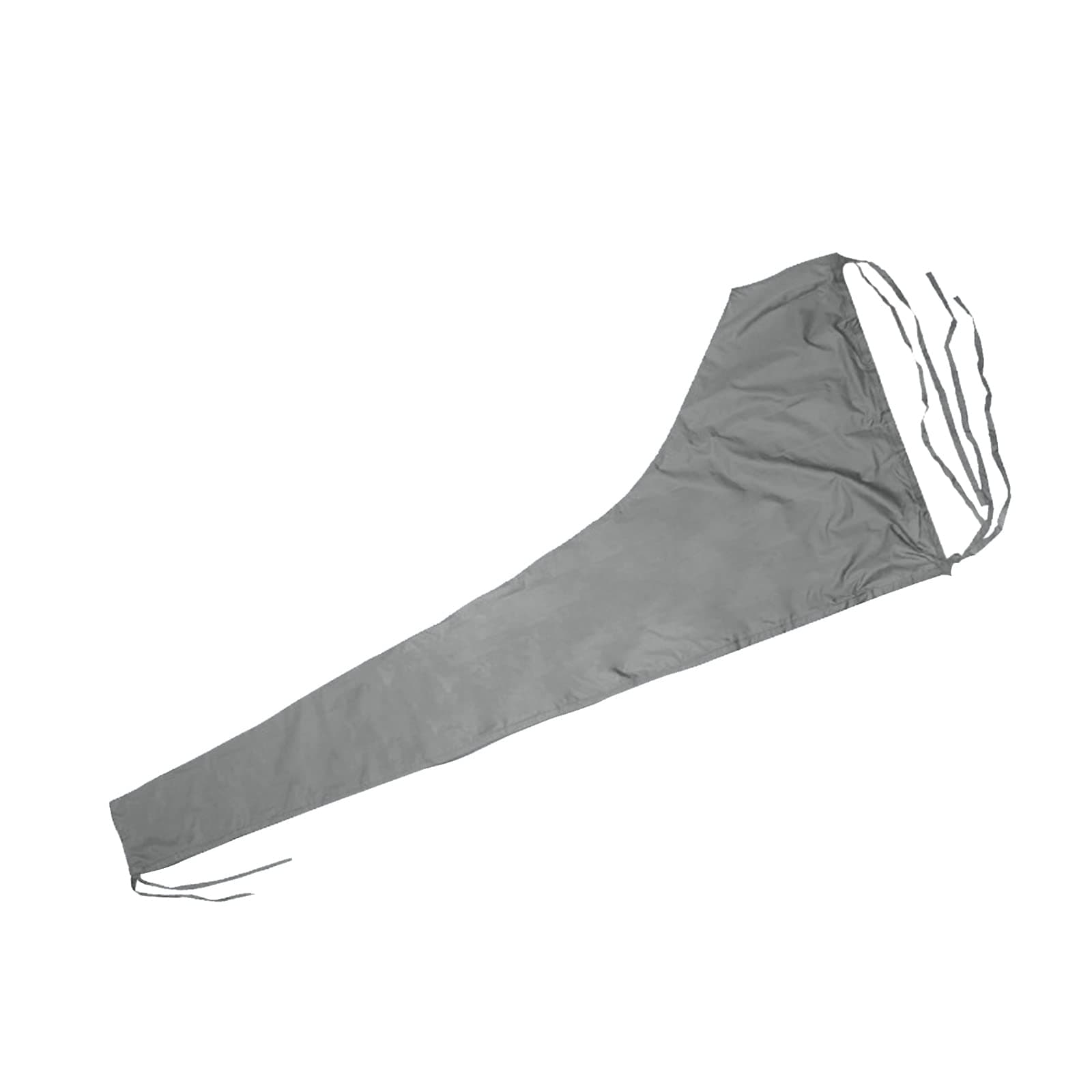 RIYIFER 8-13FT Sail Cover Boat, 420D Mainsail Boom Cover Waterproof Thickened Oxford Cloth Boat Cover with Velcro+Adjustable Strap,Gray,11~12ft(382 * 96cm)