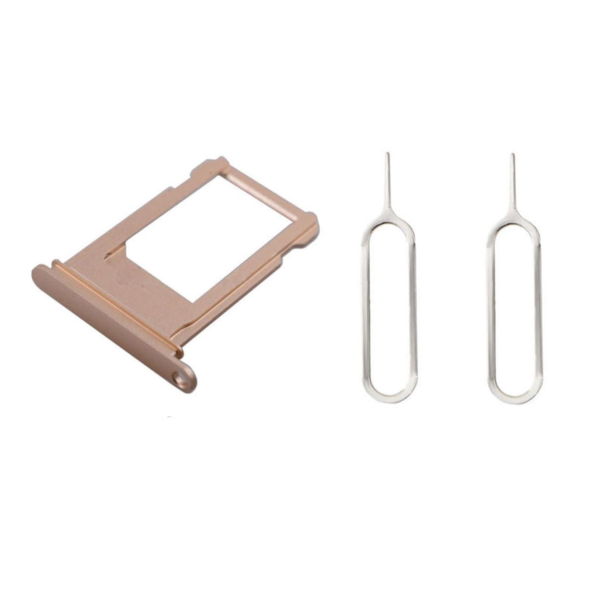 Sim Card Tray Holder Socket + 2 Eject Pins for iPhone 7 Plus Gold