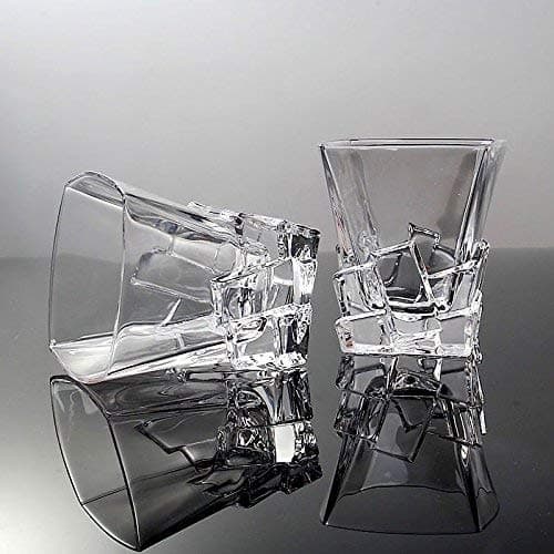 BohemiaJihlava 8591581010752 Crack Dof Glass, Lead Crystal, Transparent