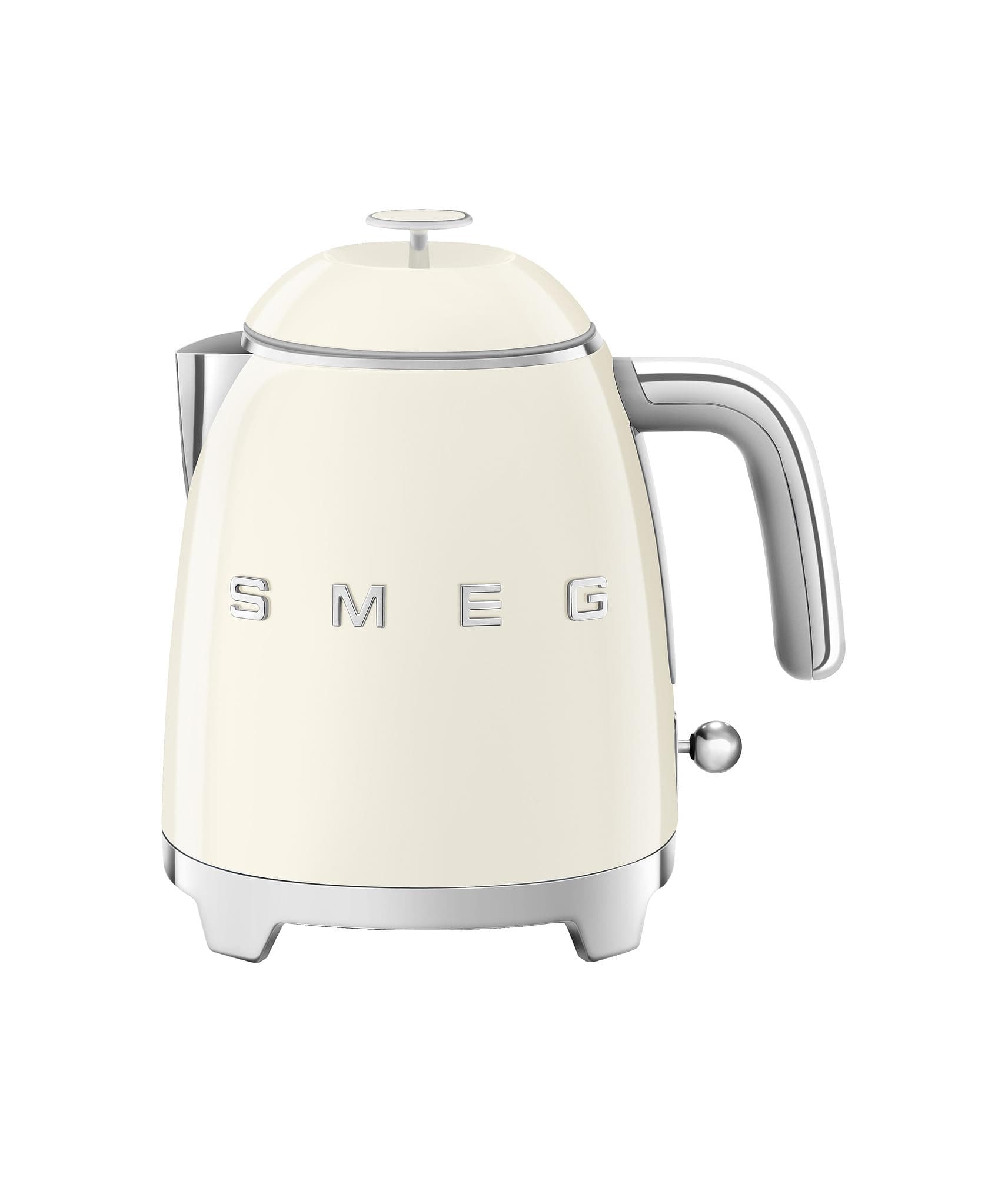 Cream 50's Retro Style Electric Mini Kettle