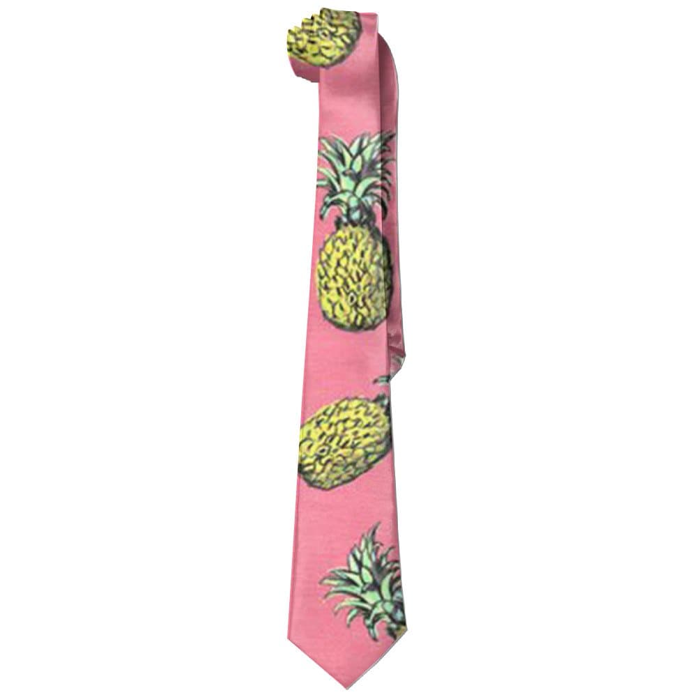 GYB HOME Mens Pineapple Skinny Tie/Ties