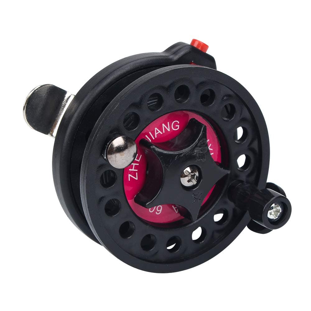 FISHNU Plastic Fishing Reel,Simple Design Fly Fishing Reel Ice Fishing Reel Raft Fishing Reel 0.16-160m,0.23-130m