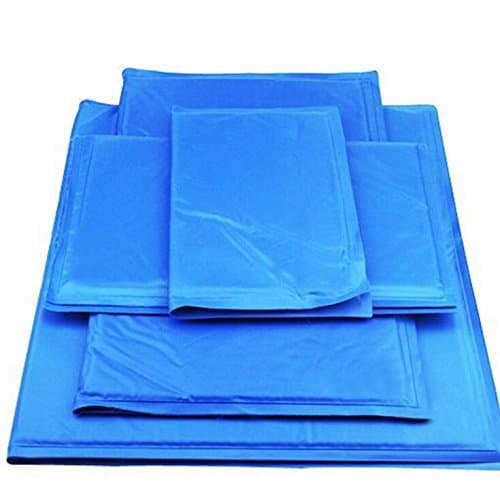 New Multifunction Summer Pet Cooling Mat Comfort Dog Cooling Pad Navy Blue L