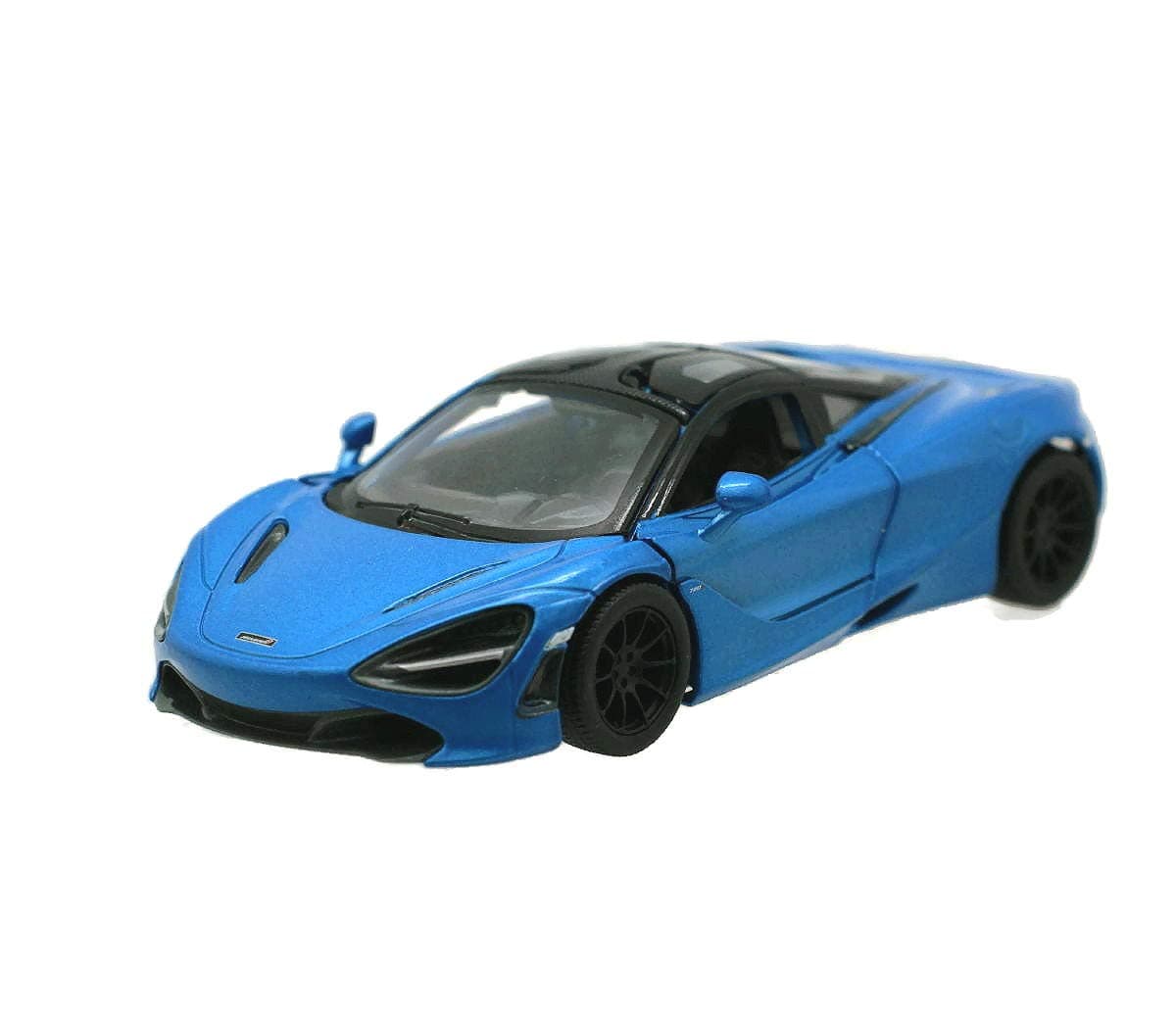 KiNSMART McLaren 720s 5 Inch 1:36 Scale Die Cast Metal Model Toy Super Sports Car (Blue)