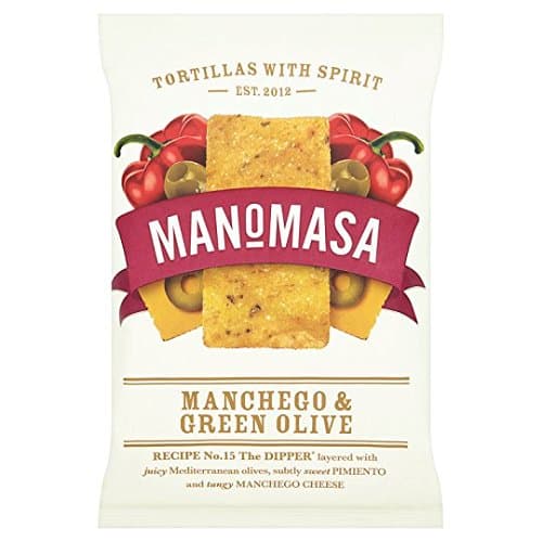 Manomasa Manchego And Olive Tortilla Chips