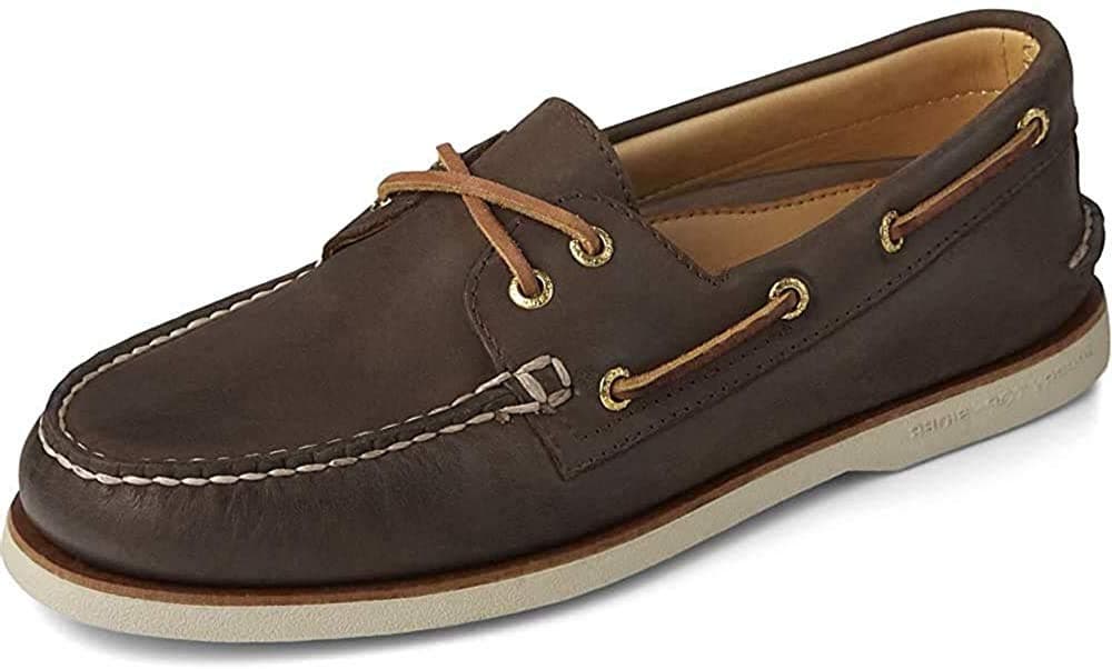 Sperry Men's Gold Cup Authentic Original 2-Eye Boat Shoe, Moccasin,gold