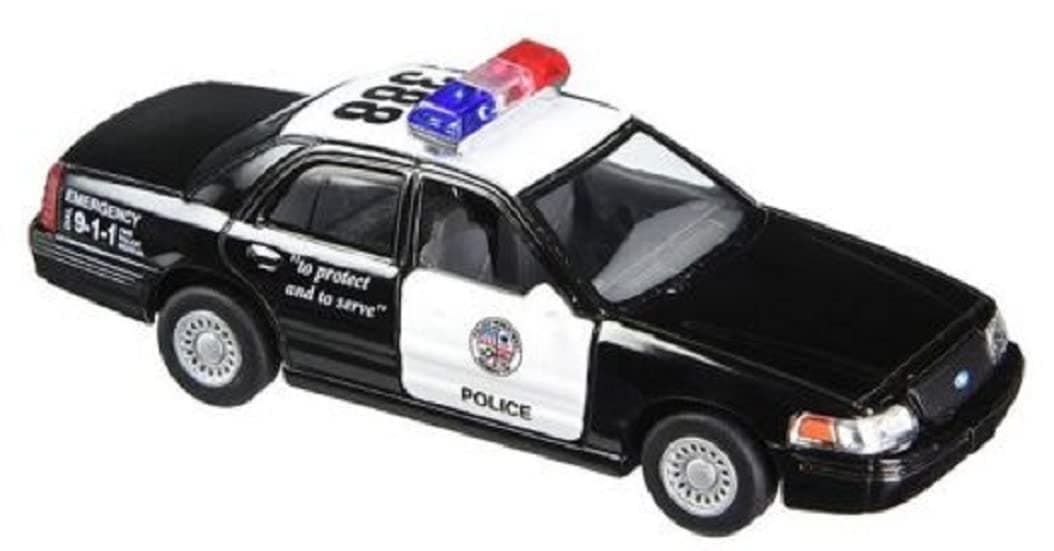 Ford Crown Victoria Police Interceptor, Black - 5327/3D 1/42 scale Diecast Model Toy Car