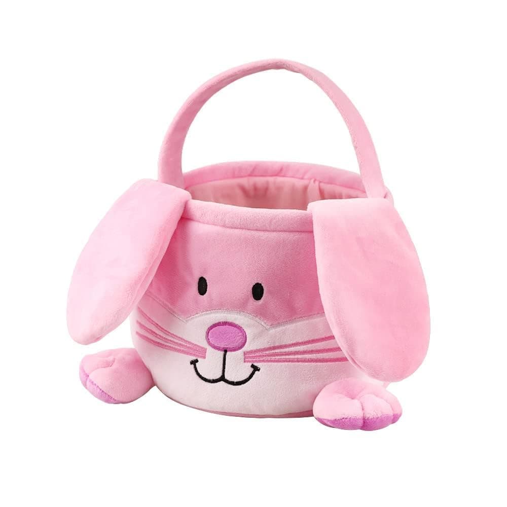 Wepop Bunny Easter Baskets, Cute Eggs Hunting Bags Buckets Gifts for Kids Girls Boys