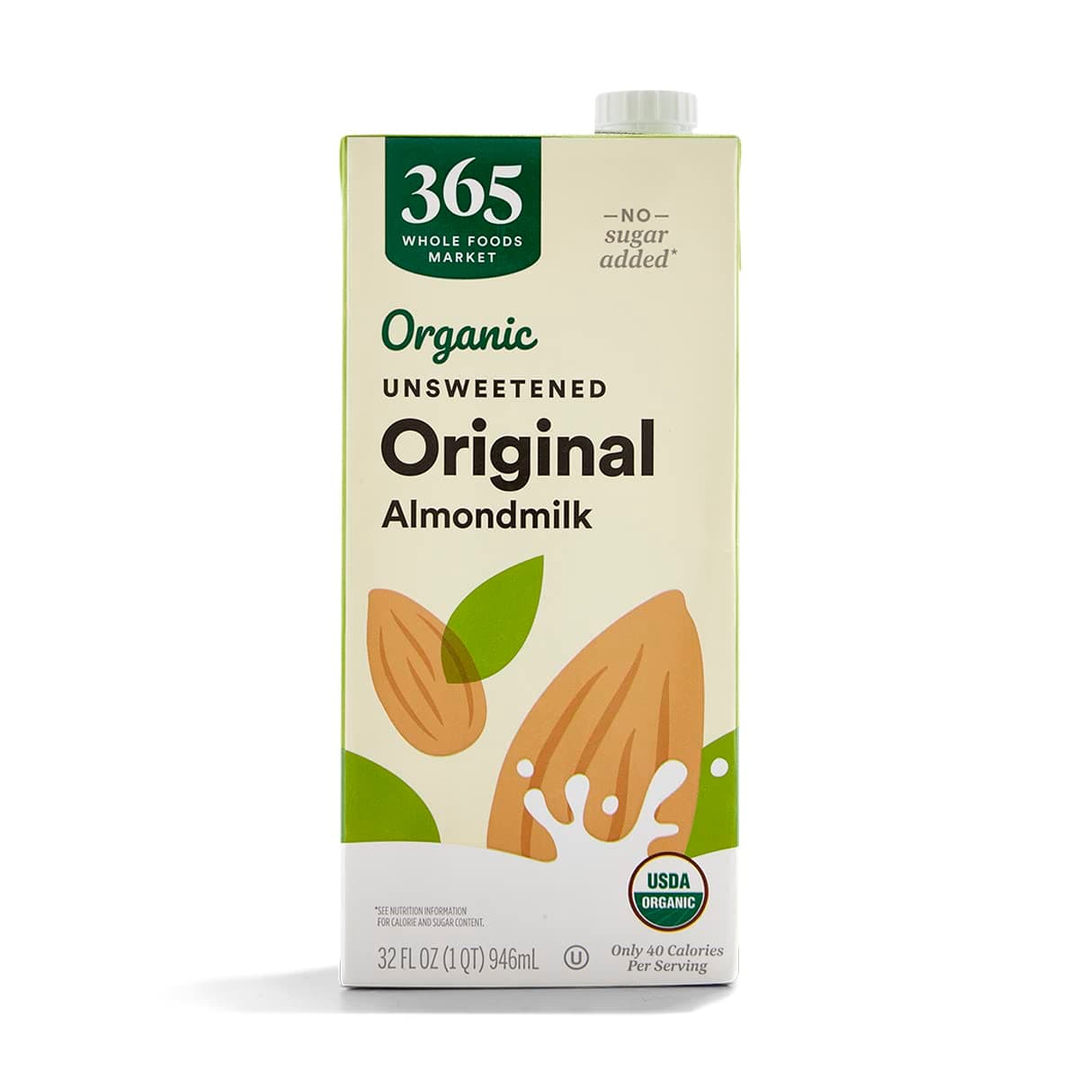 Organic Unsweetened Almond Milk, 32 Fl Oz