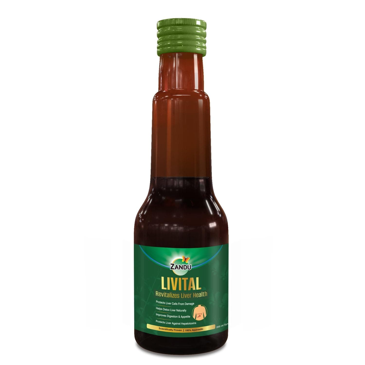 Zandu Livital Syrup – 200 ml | Scientifically proven Ayurvedic Liver Care & D...