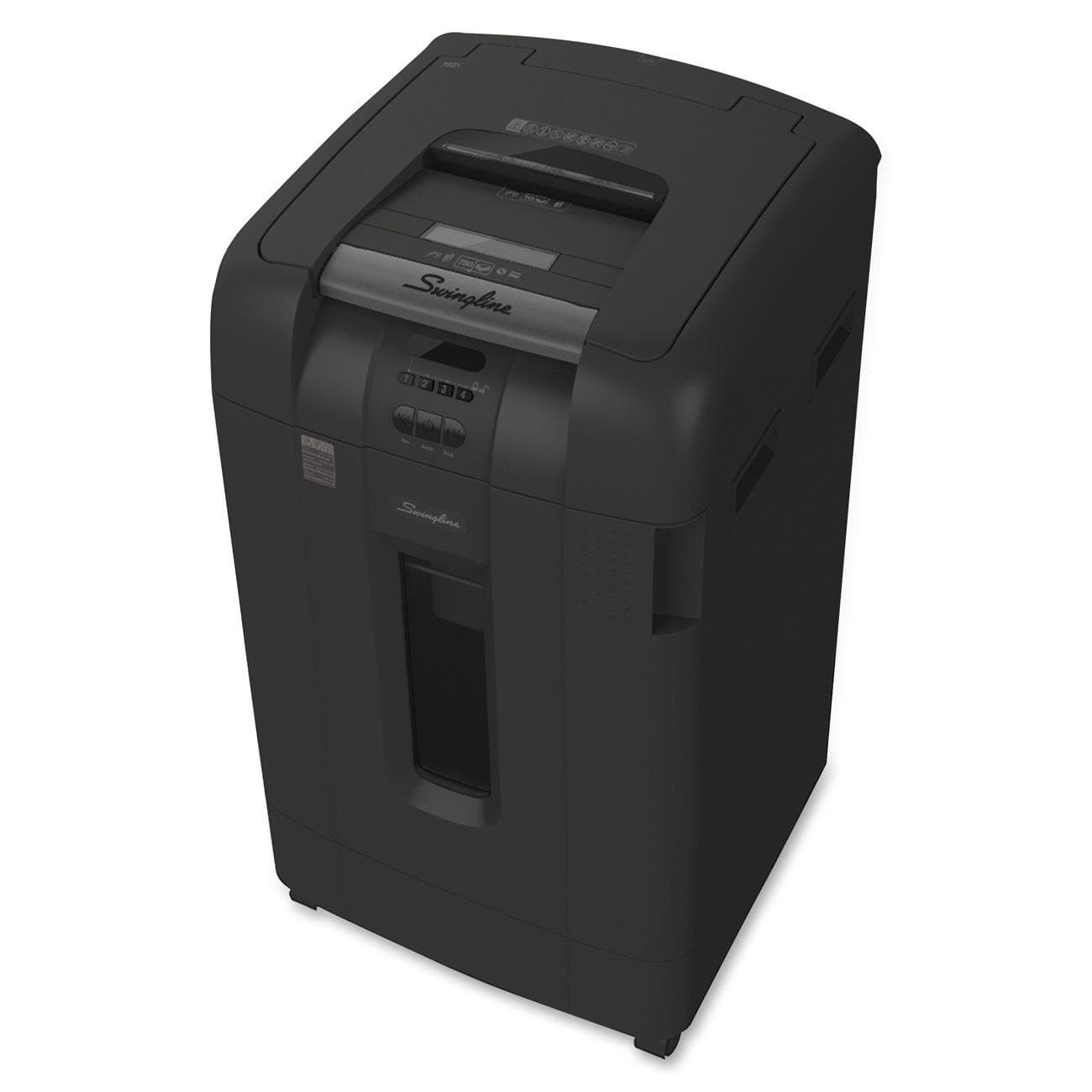 GBC Paper Shredder, SmarTech Enabled, Auto Feed, 750 Sheet Capacity, Super Cross-Cut, 20+ Users, Stack-and-Shred 750X (1757578S)