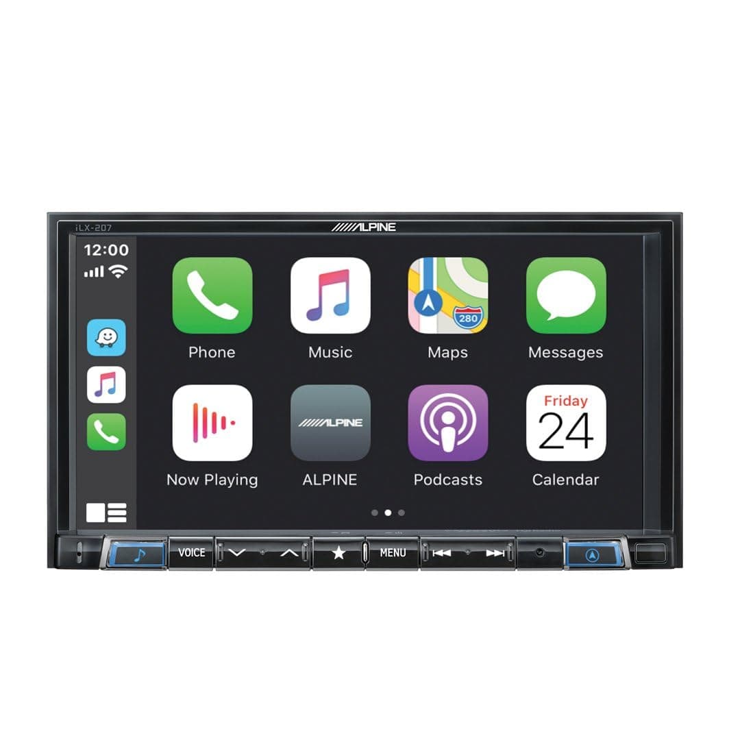 Alpine iLX-207 7-Inch Mech-Less Audio/Video Receiver