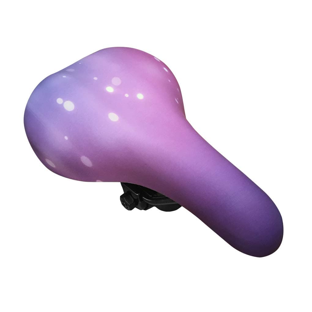UZOASO Kids Bike Saddle Youth Replacement Bike Saddle Kids Bicycle Seat Little Rider Multiple Color Options for Boys and Girls Bike … (Colorful Purple)