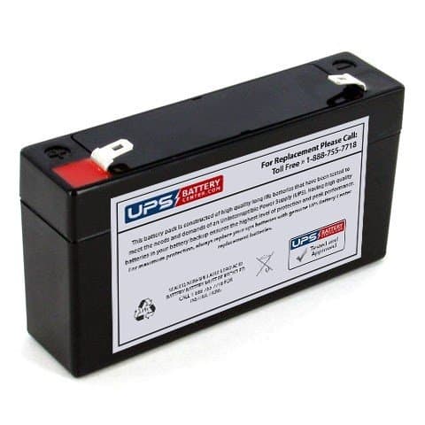 Casil CA613 6V 1.3Ah Sealed Lead Acid - AGM - VRLA Replacement Battery