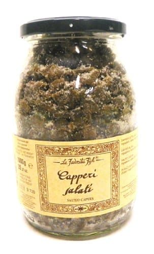 Salted Capers (35.27 Ounce) by La Favorita