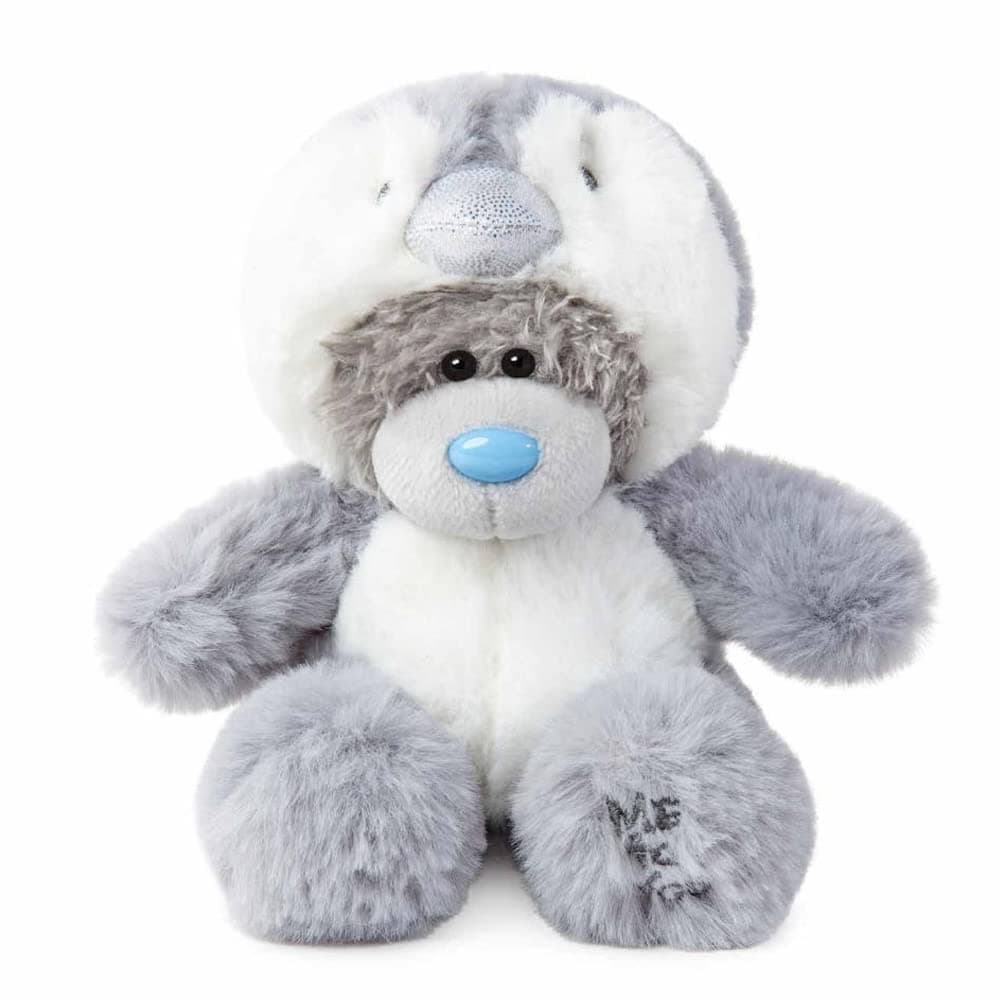 Me to You Tatty Teddy in Penguin Costume - Official Collection,Blue,grey,white