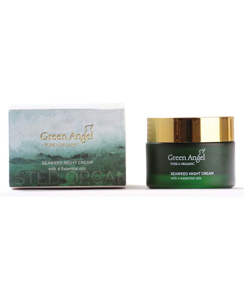 Green Angel Seaweed Night Cream with 6 Essential Oils (50ml)