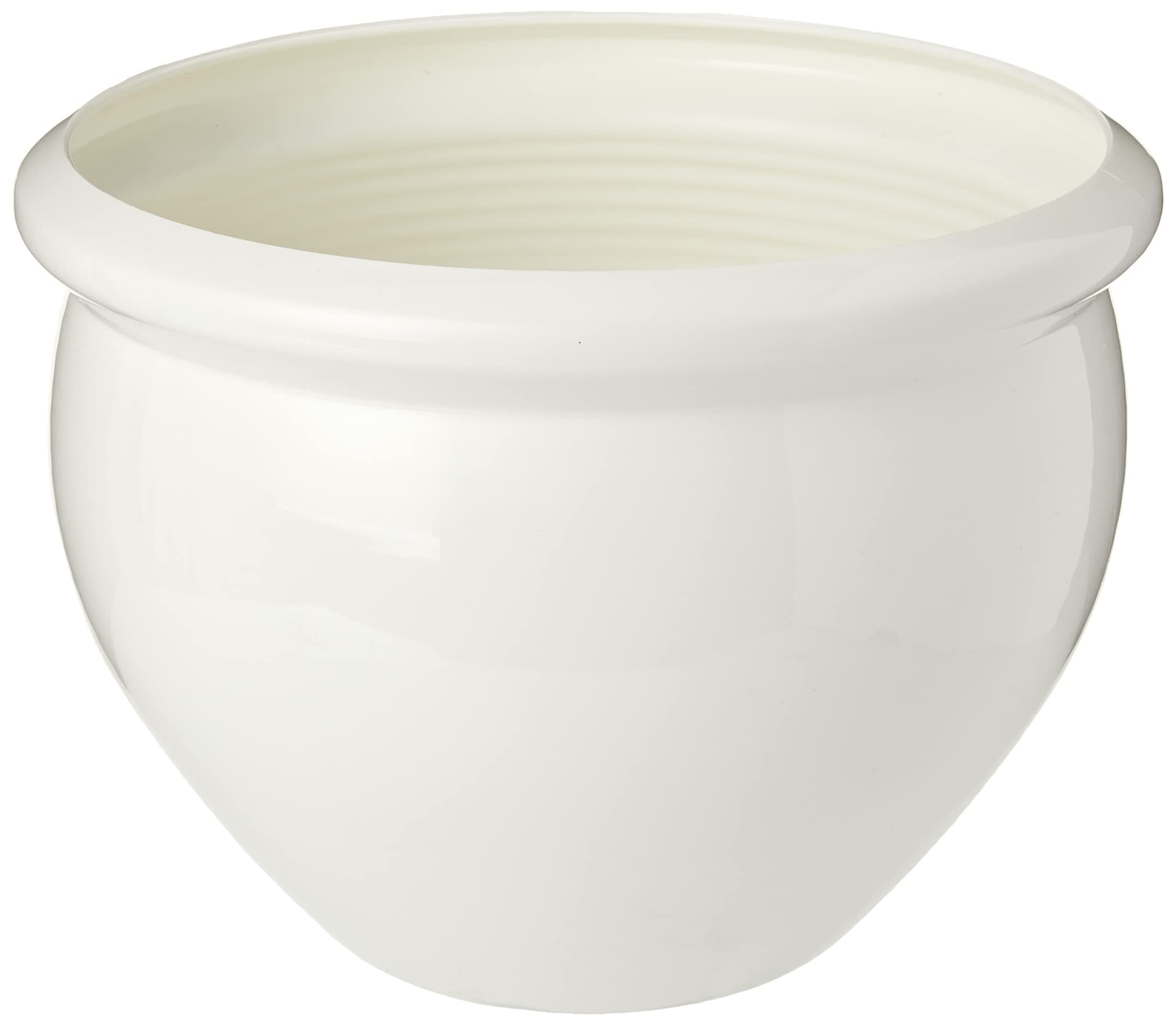 Poetic Emsa 512668 SIENA NOBILE round planter, ø 26 x 19 cm, pearl white
