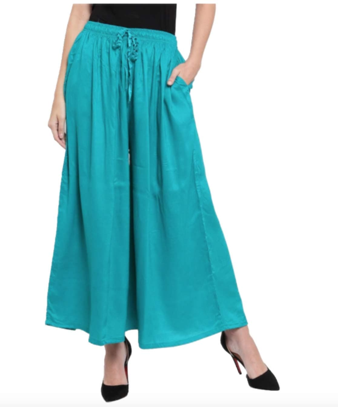 TNQ Women's Loose Fit Palazzo Pants