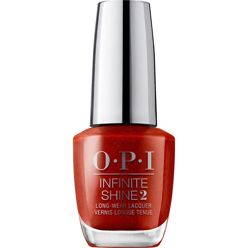 OPI Infinite Shine 2 Long-Wear Lacquer, Now Museum, Now You Don't, Red Long-Lasting Nail Polish, 0.5 fl oz