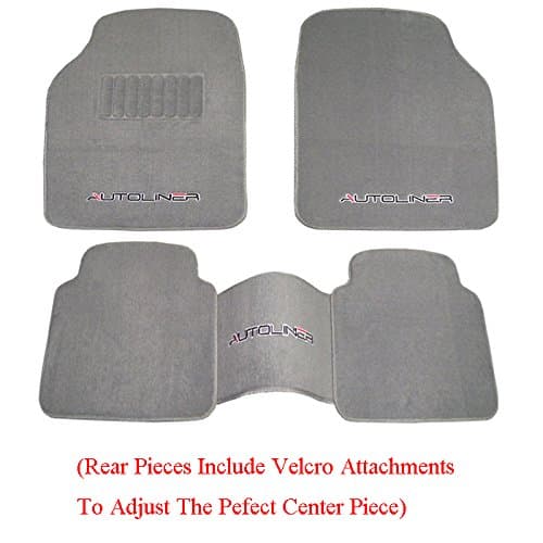 5pc Heavy Duty Carpet Car Mats Compatible With Honda 105 Gray