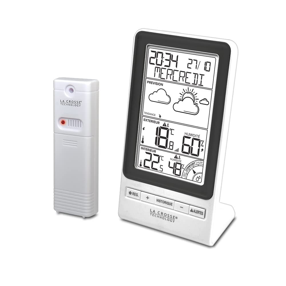 La Crosse TechnologyWS6819 Weather Station with Forecast, Temperature Alerts and Comfort Index - Black