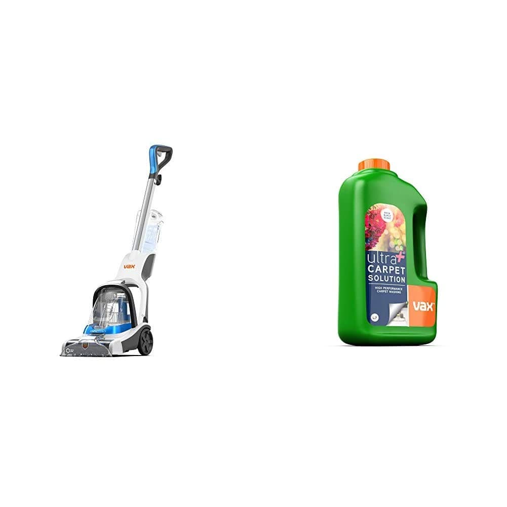 VaxCompact Power Carpet Cleaner & Ultra Plus Carpet Cleaning Solution, 1.5L