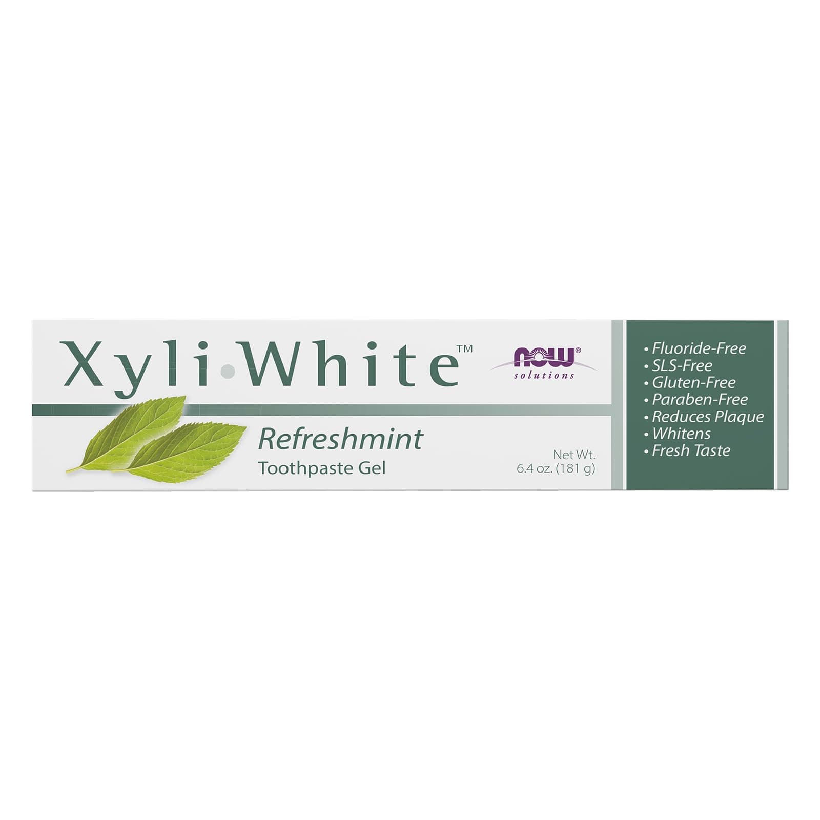NOW Foods Xyliwhite Toothpaste Gel, Refreshmint, 6.4 Ounce