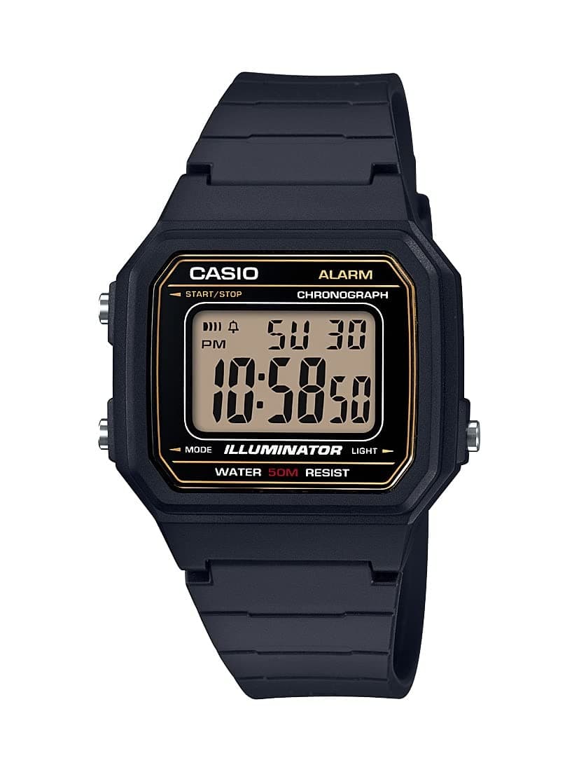 W217H Series | Men’s Digital Watch | 50M WR | 1/100 Second Stopwatch | LED Backlight | Countdown Timer | 100 SEC Chronograph | Daily Alarm | Hourly Time Signal | 7 Year Battery