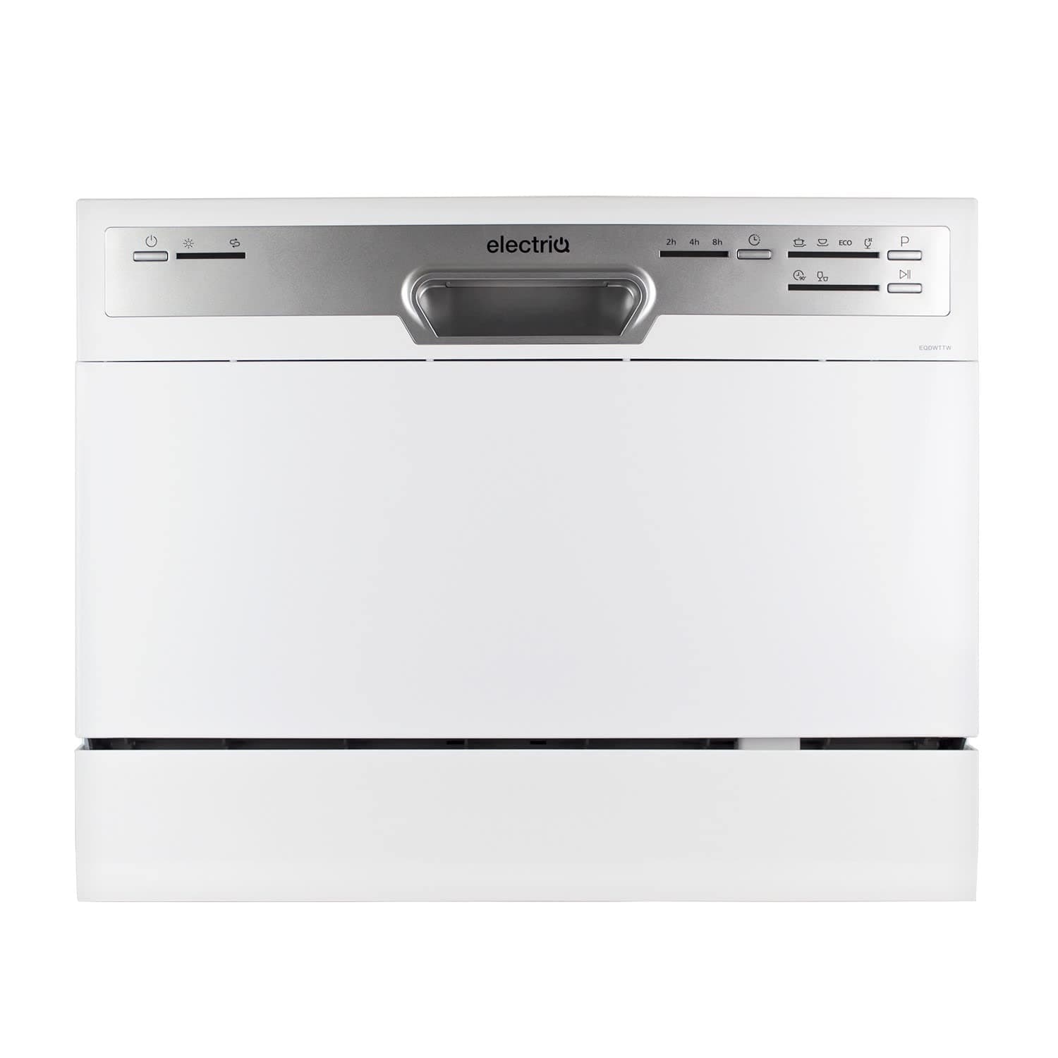 electriQ 6 Place Freestanding or Integrated Table Top Dishwasher - White