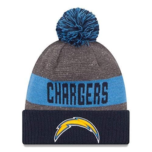 New EraAuthentic Collection Chargers Cold Weather Cuffed Knit Beanie Skully Cap Hat One Size Fit Most
