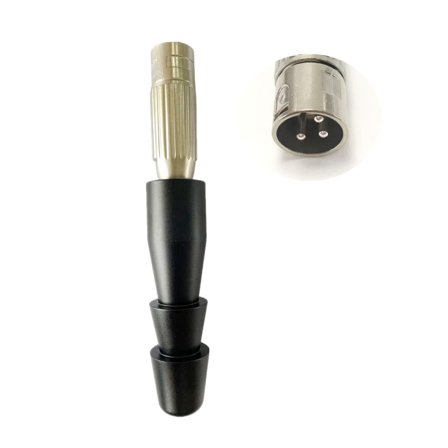 NUHUi3-Pins 3 XLR Male Connector for Reciprocating Saw Adapter Motion Machinery Vac-U-Lock Machine etc.